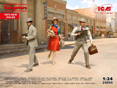 ICM 24054 Gangsters (3 fig.) 1/24