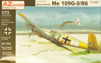 Az Model 75046 Messerschmitt Me 109G-0/R6 V-Tail (3x camo) 1/72