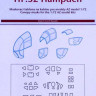 Peewit PW-M72092 1/72 Canopy mask HP.52 Hampden (AZMO)