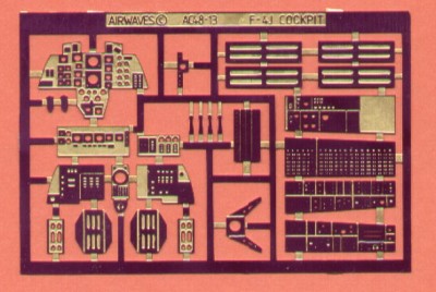 Airwaves (etched) AEC48013 McDonnell F-4J Phantom Cockpit Set 1/48