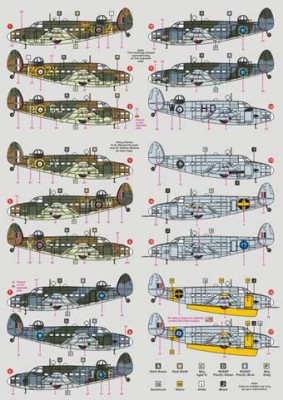 Dk Decals 72032 Lockheed Hudson - in RNZAF service (17x camo) 1/72