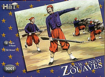 HAT 9001 American Civil War Zouaves 1/32