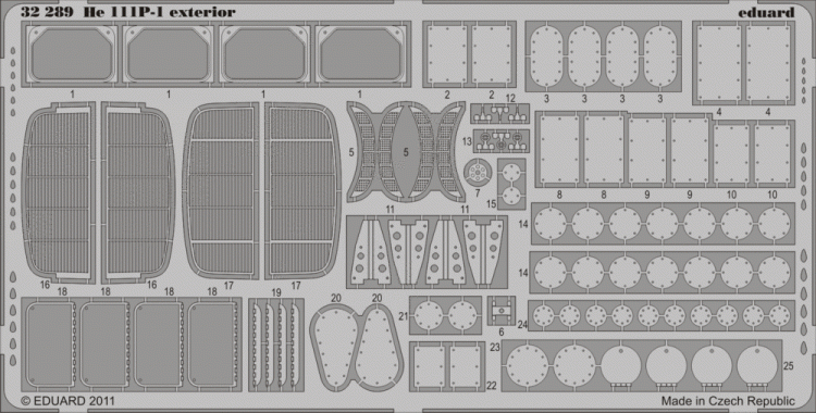 Eduard 32289 He 111P-1 exterior