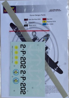 LF Model C72180 Decals PBM-5 Mariner over Argentina (REV) II. 1/72