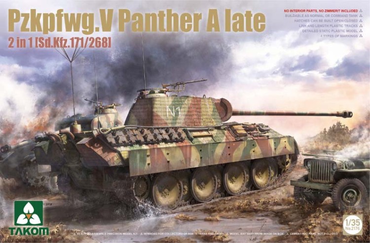 Takom 2176 Pz V Panther A early/mid 1/35