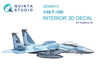 Quinta Studio QD48415 F-15D (Academy) 1/48