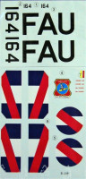 LF Model C7267 Decals B-25H over Uruguay Part I. (HAS) 1/72