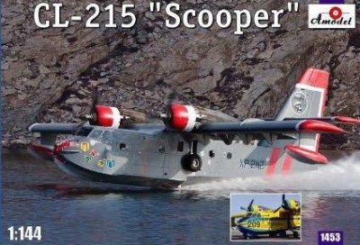 Amodel 1453 Canadair CL-215 многоцелевой самолет-амфибия 1/144