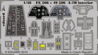 Eduard FE506 A-7D interior S.A.