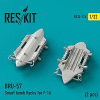 Reskit RS32-0176 BRU-57 Smart bomb Racks for F-16 (2 pcs.) 1/32