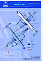 HAD 144054 Decal IL-18 Malev Retro 70's-80's (EAEX) 1/144