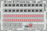 Eduard 491184 B-17F bomb bay (HKM) SET 1/48