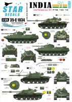 Star Decals 35-C1034 Indo-Pakistani War 1971. PT-76B, T-54A, T-55 1/35