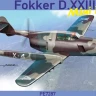 Lf Model P7287 Fokker D.XXIII Mini Pfeil (4x camo) 1/72