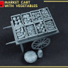 Miniart 35623 Market Cart with Vegetables 1/35