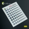 Reskit KA35007 Round Headlights Set 1-6 mm - 3D Decal 1/35