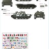 Star Decals 35-C1288 War in Caucasus # 2. Abkhaz-Georgian War 1992-93. T-55, T-55M, T-55A and T-55AM markings. [Soviet] 1/35