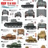 Star Decals 72-A1051 Balkan WW2 # 1. Croatia in WW2. Ustache/Ustacha tanks.Pz.Kpfw.I Ausf.A, Ansaldo CV.33 and CV.35, Autoblinda AB 41, TK-3,Carro Armato L6/40, Carro Armato M14/41 with Pz.Kpfw 38(t) turret, Semovente de 47/32 1/72