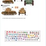 Star Decals 72-A1051 Balkan WW2 # 1. Croatia in WW2. Ustache/Ustacha tanks.Pz.Kpfw.I Ausf.A, Ansaldo CV.33 and CV.35, Autoblinda AB 41, TK-3,Carro Armato L6/40, Carro Armato M14/41 with Pz.Kpfw 38(t) turret, Semovente de 47/32 1/72