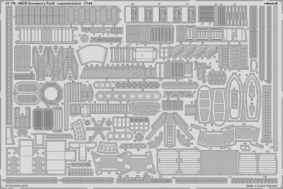 Eduard 53176 HMCS Snowberry pt. 2 superstructure 1:144