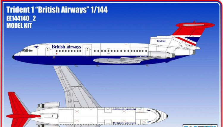 Восточный Экспресс 144140-2 HS121 Trident 1c BRITISH AIRWAYS ( Limited Edition ) 1/144