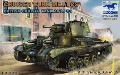 Bronco CB35149 British Cruiser Tank A9/A9 CS 1/35