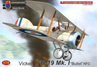 Kovozavody Prostejov 72249 Vickers FB-19 Mk.I 'Bullet' RFC (3x camo) 1/72