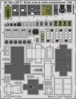 Eduard 491451 SET B-24J nose & radio compartment (HOBBYB) 1/48