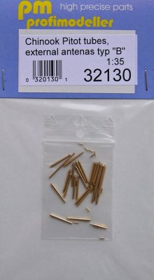 Profimodeller PFM-32130 1/32 Chinook Pitot tubes, external antenas typ B