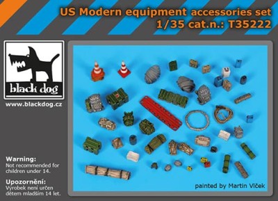 Black Dog T35222 US modern equipment accessories set 1/35
