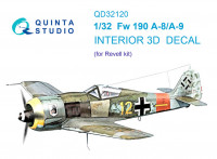 Quinta studio QD32120 Fw 190 A-8/A-9 (Revell) 1/32