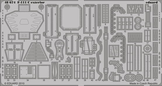 Eduard 48674 F-111C exterior