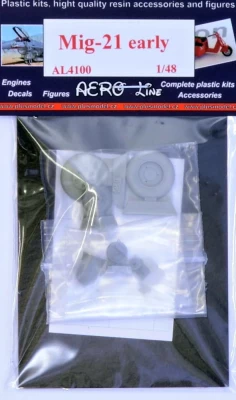 Plusmodel AL4100 MiG-21 early - wheels 1/48
