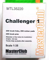 Master Club MTL-35220 Траки металл Челленджер 1 1/35