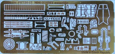 RES-IM RESIMP7245 1/72 MiG-21SMT - Exterior PE set (RV AIRCRAFT)