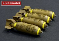 Plusmodel AL3022 Bombs 500 Lb. (4 pcs.) 1/32
