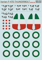 Print Scale 48-133 Iranian P-47D Thuderbolt (wet decals) 1/48