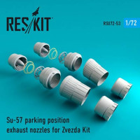Reskit RSU72-0053 Su-57 parking position exhaust nozzles (ZVE) 1/72