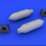 Eduard 648081 1/48 Набор дополнений US 500lb bombs (2 pcs)