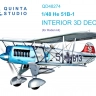 Quinta studio QD48274 He 51B (Roden) 3D Декаль интерьера кабины 1/48