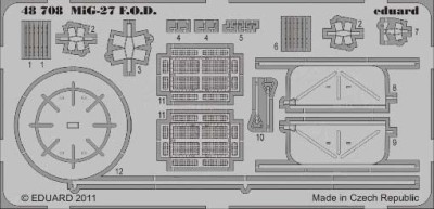 Eduard 48708 1/48 Фототравление MiG-27 F.O.D.