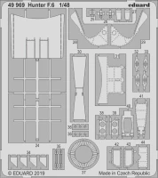 Eduard 49969 SET Hunter F.6 (AIRF) 1/48