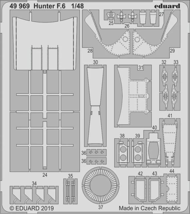Eduard 49969 SET Hunter F.6 (AIRF) 1/48