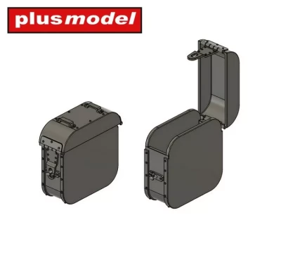 Plusmodel DP3069 Ammunition boxes for machine gun MAXIM 1/35