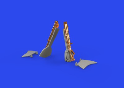 Eduard 648905 Brassin Bf 109K-4 undercarriage legs BRONZE 1/48