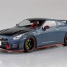 Aoshima 65938 R35 NISSAN GT-R NISMO Special edition 2022 NISMO Stealth Gray, SNAP KIT (сборка без клея) 1/24