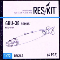 Reskit RS72-0120 GBU 38 Bombs (4 pcs.) 1/72