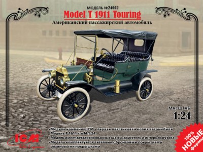 ICM 24002 Ford T 1910 Touring 1/24