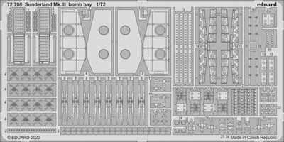 Eduard 72708 SET Sunderland Mk.III bomb bay (SP.H.)
