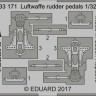 Eduard 33171 Luftwaffe rudder pedals 1/32